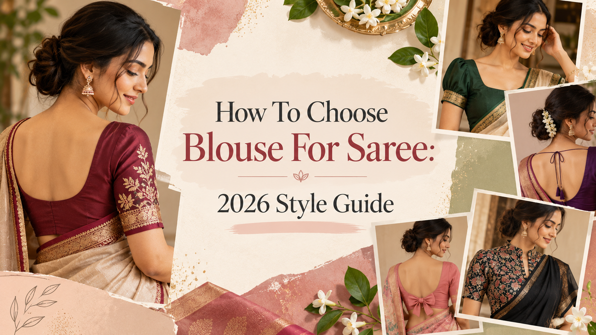 How To Choose Blouse For Saree: 2026 Style Guide