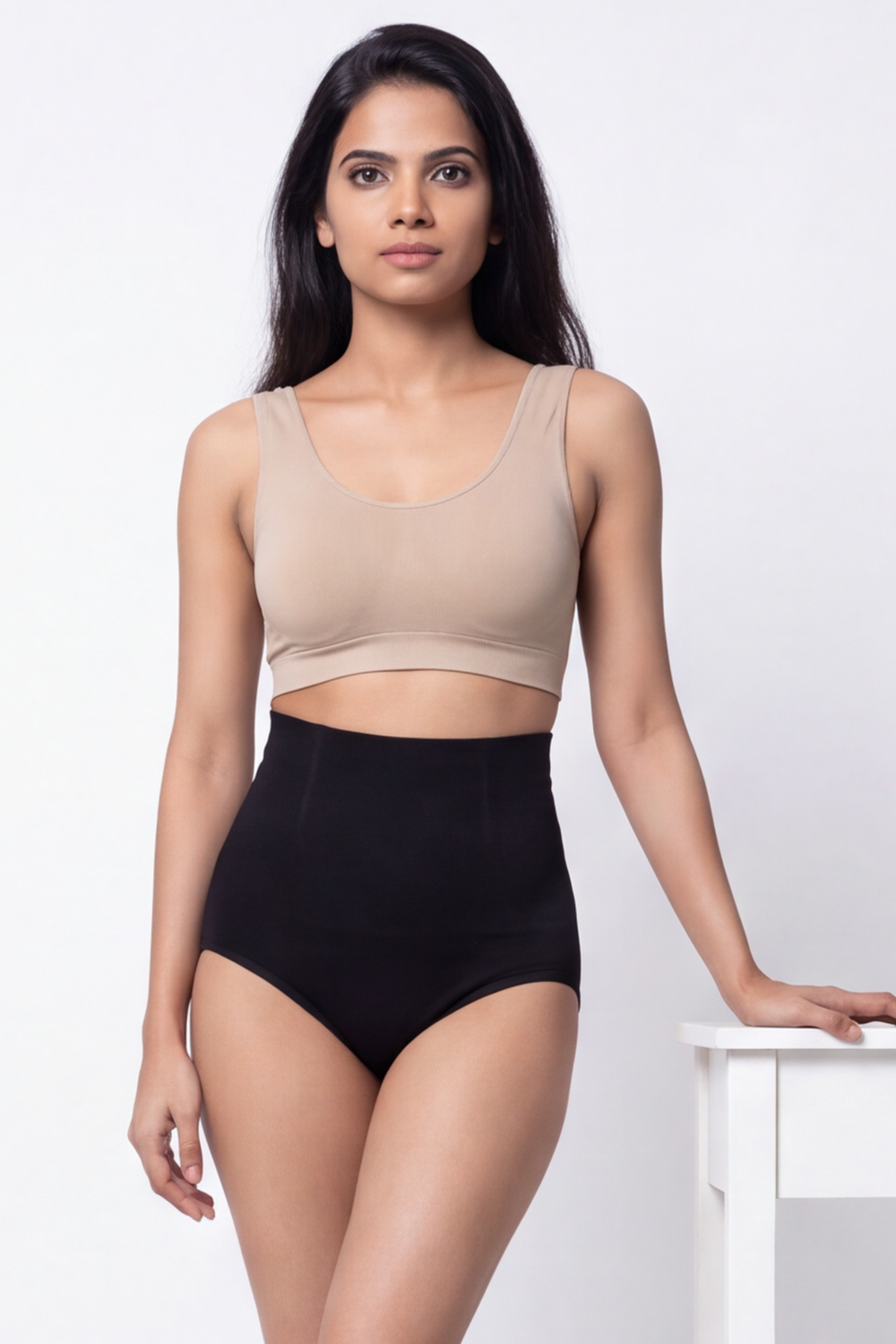 Women's High Waist Tummy Control Shapewear Brief | Body Shaper & Shaping Panty for Women- 0836