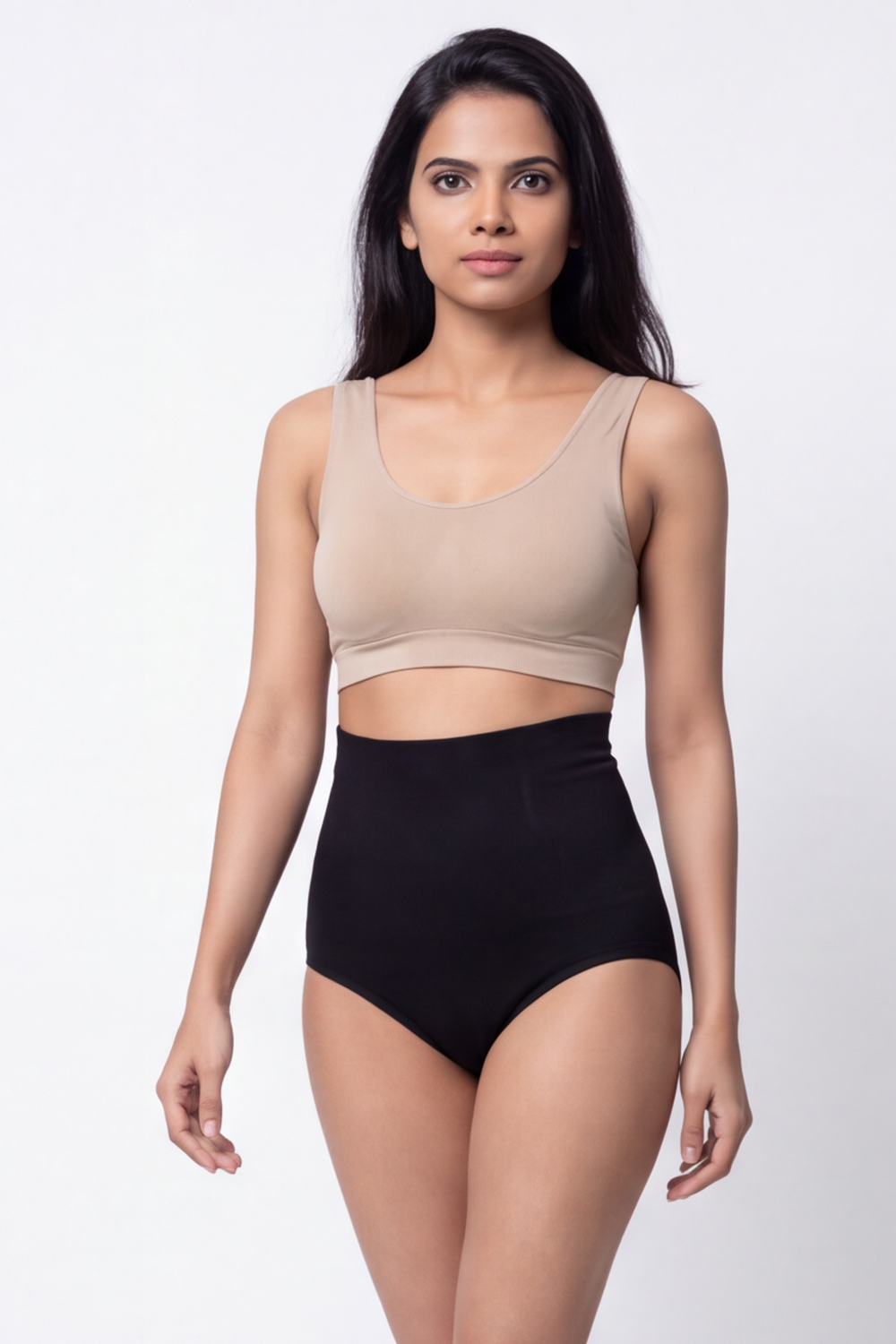 Women's High Waist Tummy Control Shapewear Brief | Body Shaper & Shaping Panty for Women- 0836