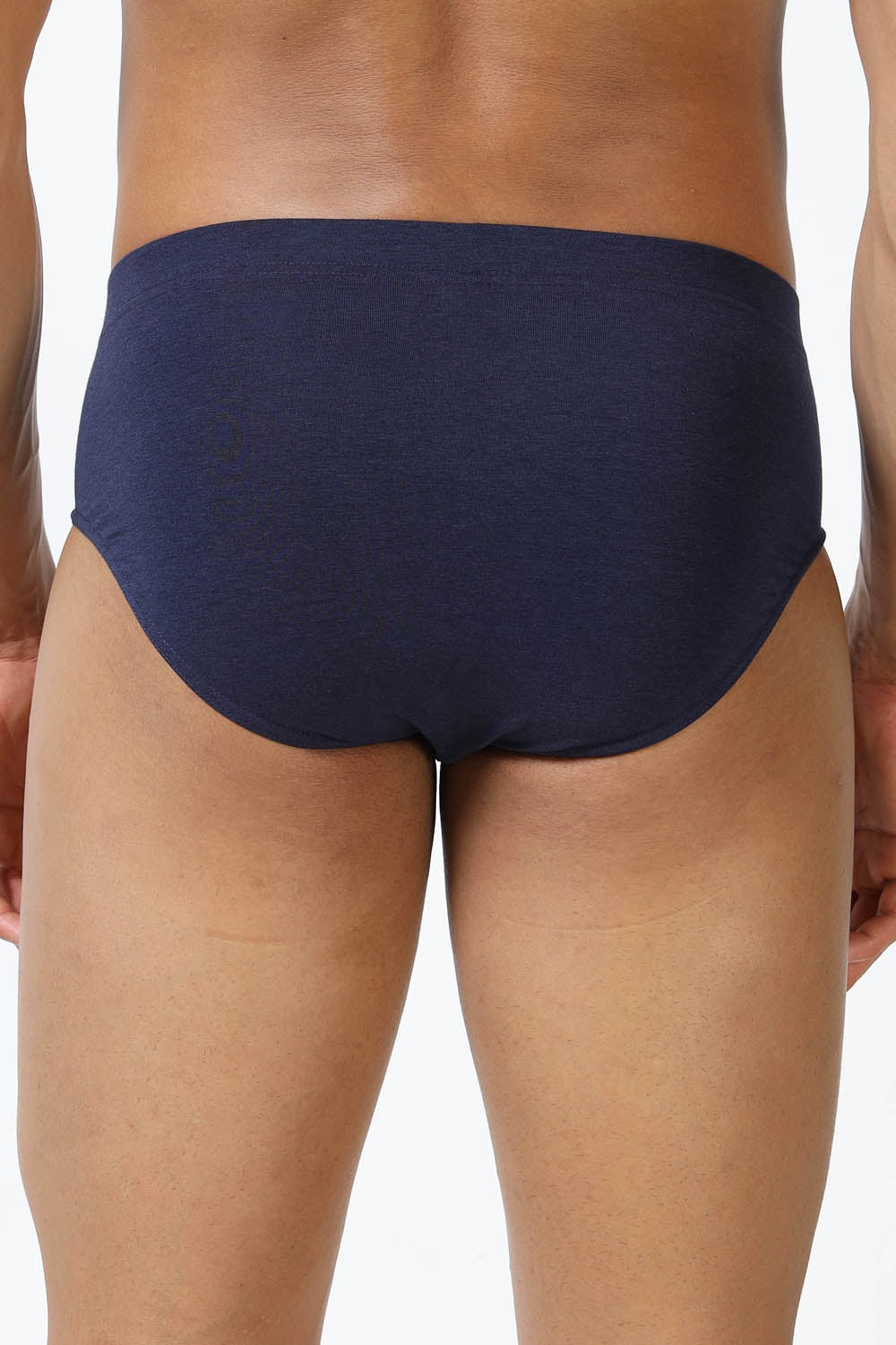 Lavos Men's Bamboo Cotton Brief | Mid Rise Solid Innerwear | 4-Way Stretch Organic Cotton Underwear with Natural Support - LM2011