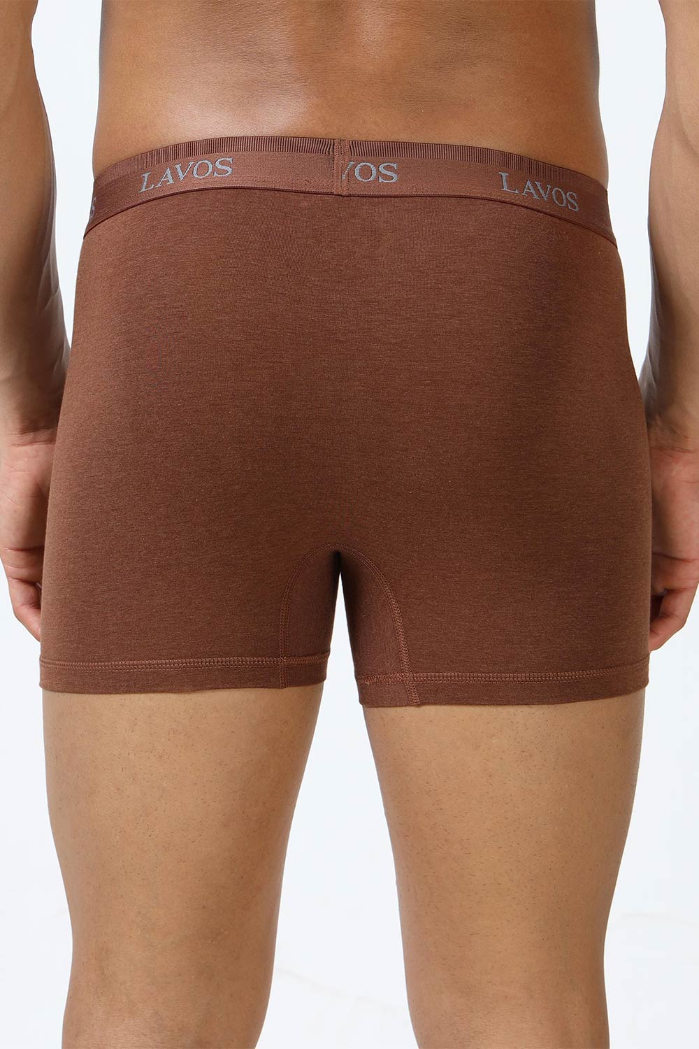 Lavos Men's Bamboo Cotton Trunks Briefs | Mid Rise 4-Way Stretch Underwear | Ultra-Soft Organic Cotton Boxer Briefs with Antibacterial Comfort - LM2006