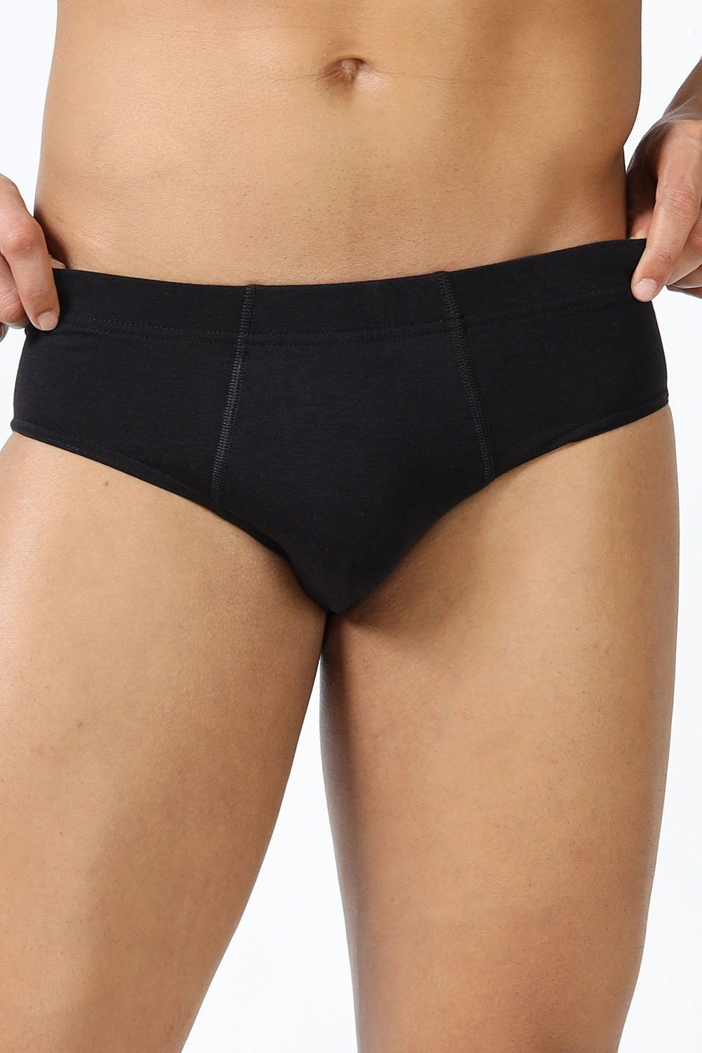 Lavos Men's Bamboo Cotton Airflow Brief | Mid Rise 4-Way Stretch Organic Cotton Underwear | Breathable Antibacterial Innerwear - LM2011