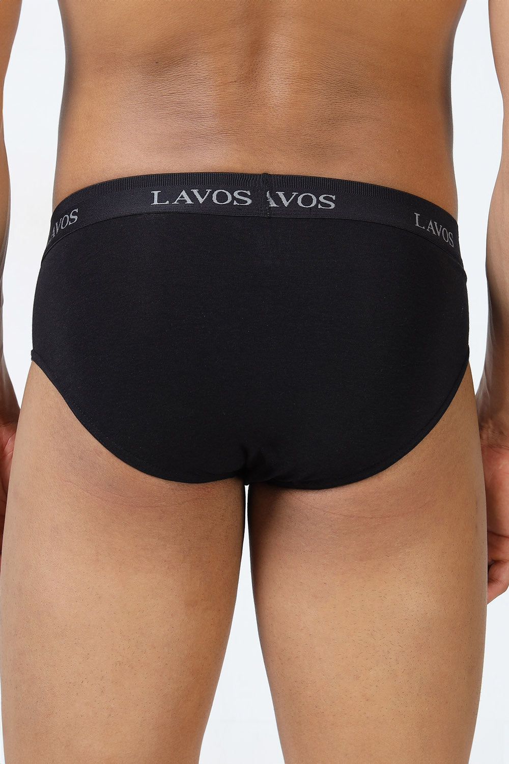 Lavos Men's Bamboo Cotton Airflow Brief | Mid Rise 4-Way Stretch Underwear | Ultra-Soft Antibacterial Organic Cotton Innerwear - LM2009