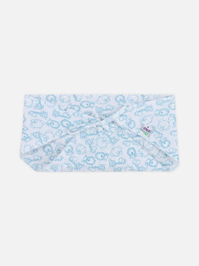 Oh Baby Printed Triangle Nappies Blue - Trpr