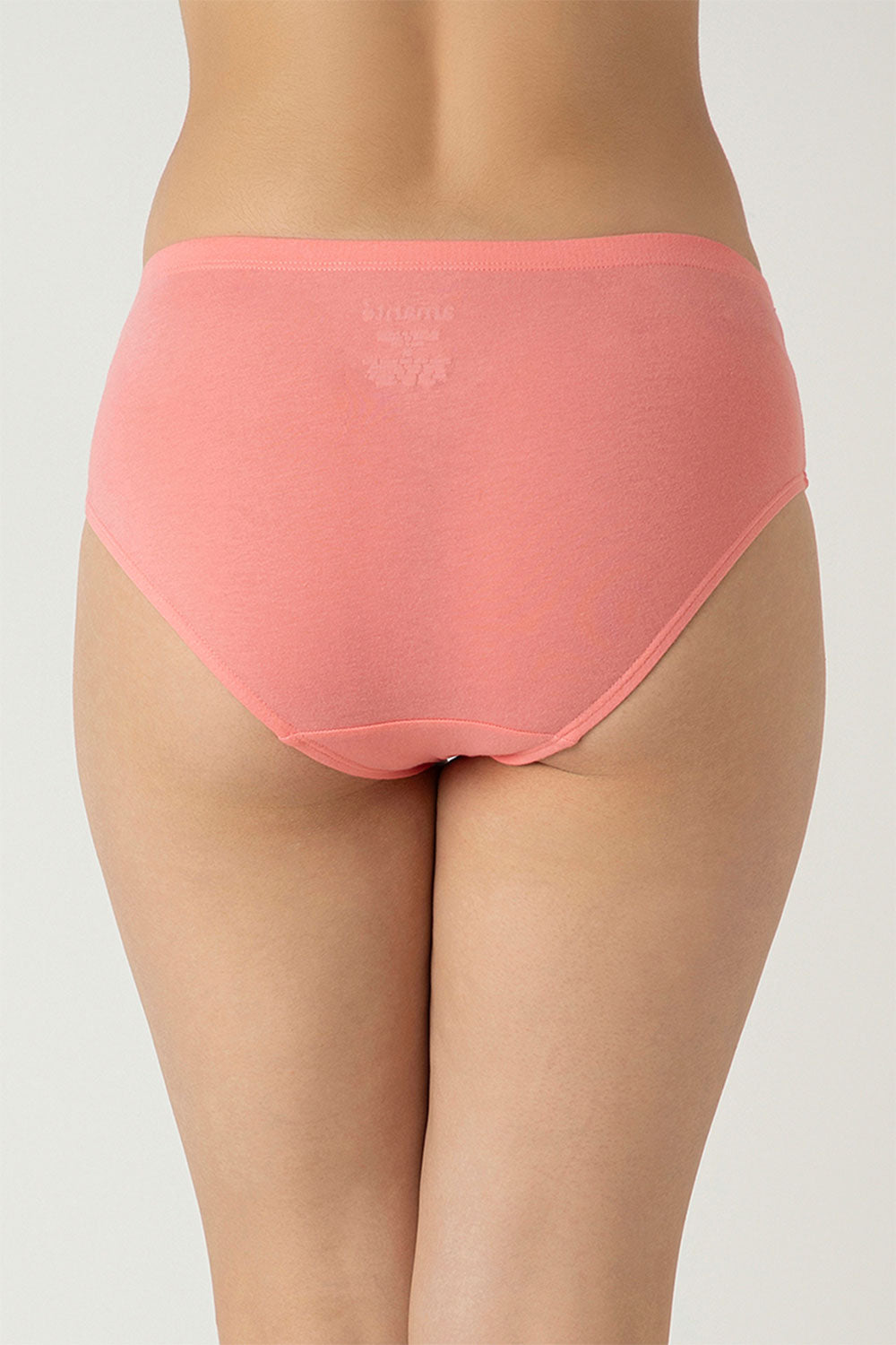 Amante Women's Cotton Hipster Panties Pack of 3 – Mid Rise Soft Stretch Breathable Everyday Underwear with Full Back Coverage - PPK43005