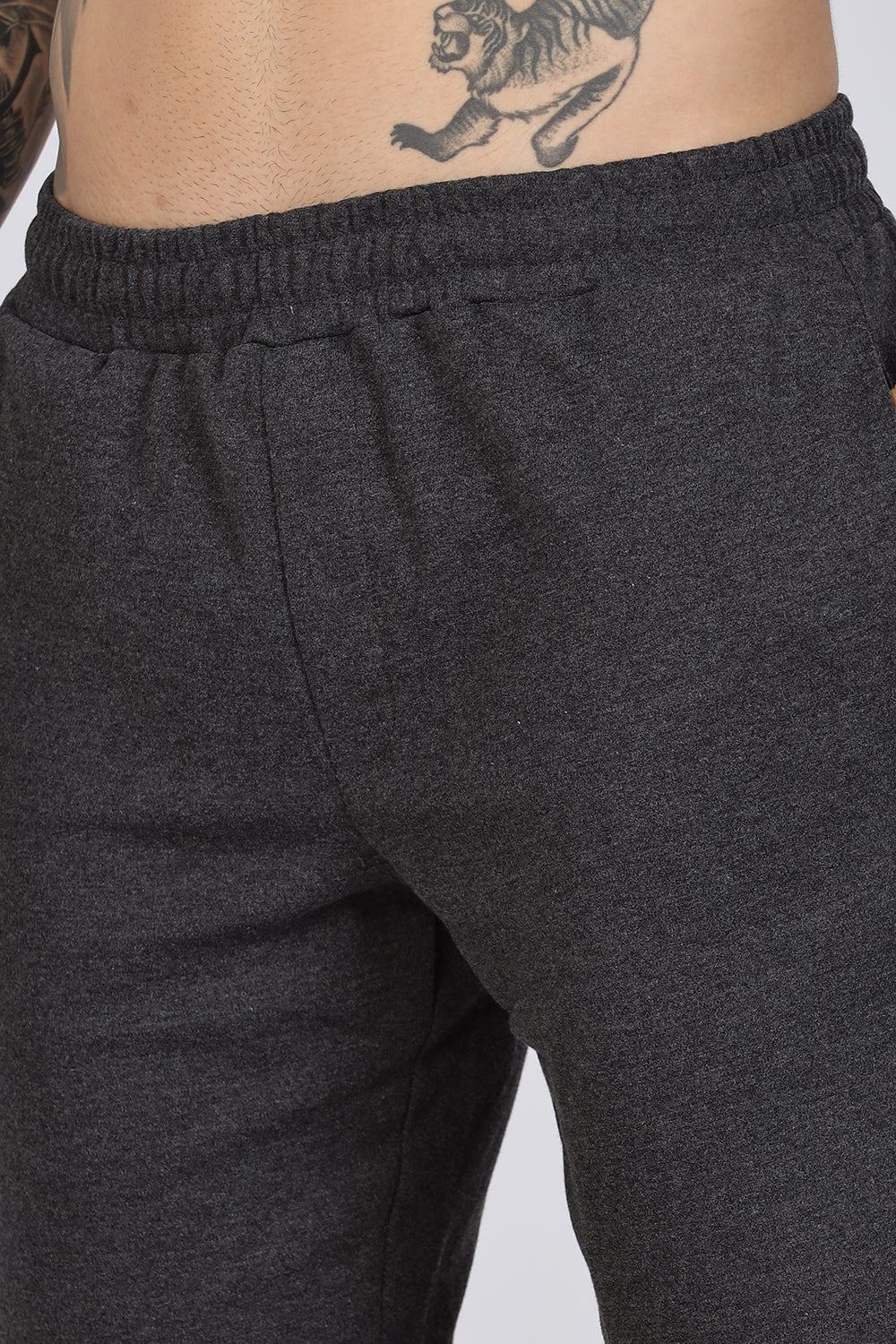 Enhance Men’s Cotton Blend Shorts | Comfortable Dailywear & Sleepwear with Pockets - Black - SN01