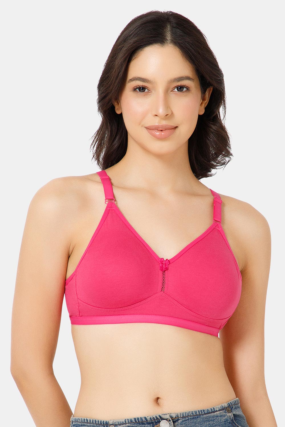 Naidu Hall Non-Padded Non-Wired Everyday T-Shirt Bra -Pink