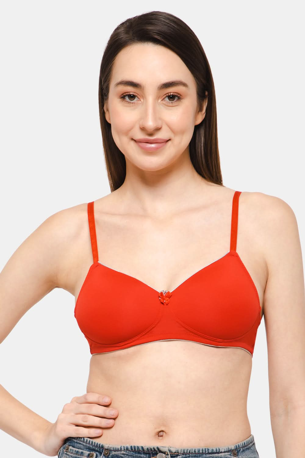 Intimacy T-Shirt Salwar Padded Bra - CB02 Size   32B Color Red