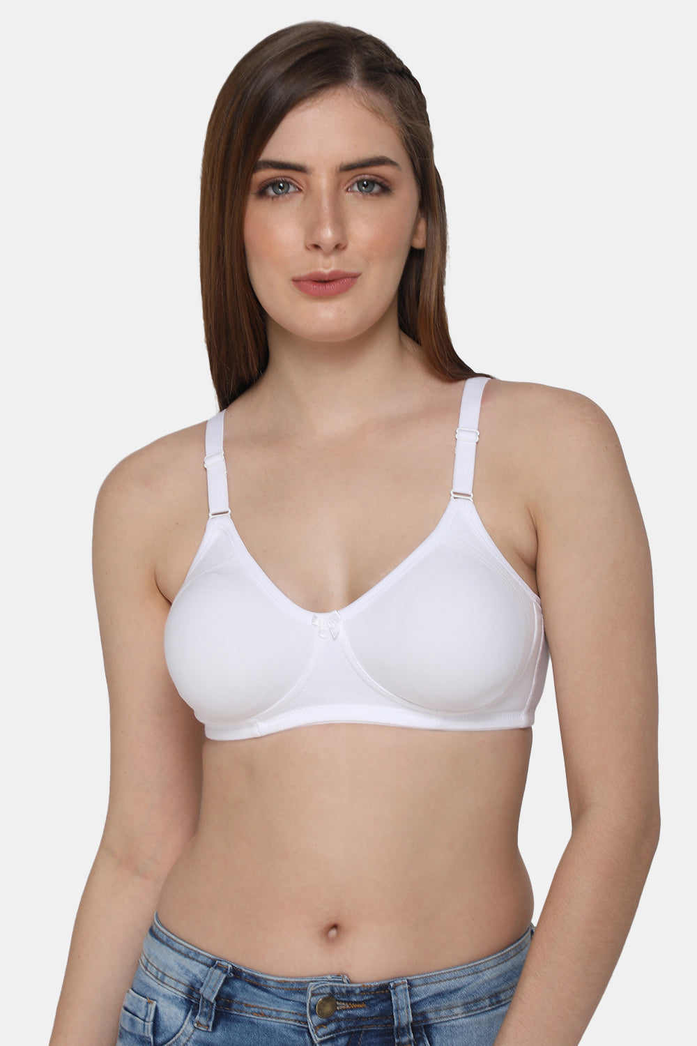 Everyday Full Coverage Non-Padded Intimacy T-Shirt Saree Bra- DEFC