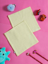 Oh Baby Plain Square Nappies Yellow - Sqpl