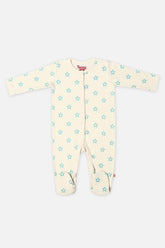 Oh Baby Body Suit Front Open White-B202