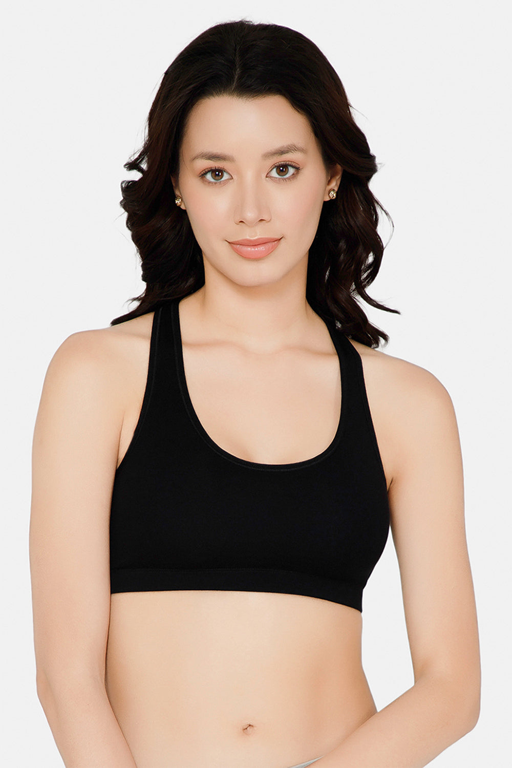 Medium Coverage Non-Padded Non-Wired Intimacy Reversible Active Sports Bra - CA11