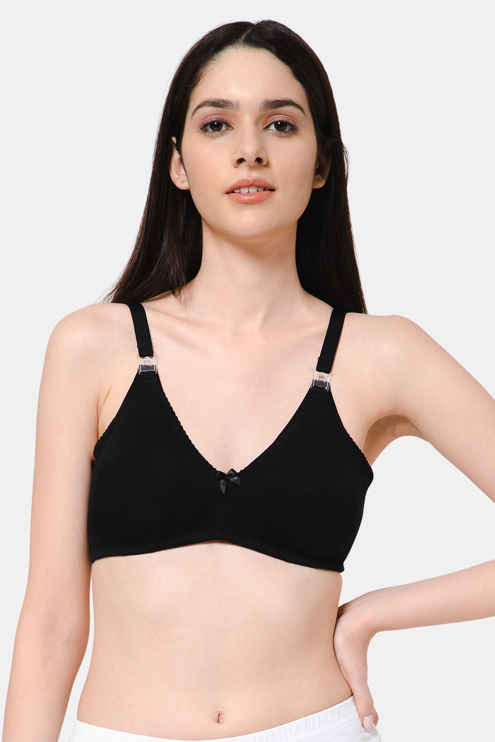 Medium Coverage Non-Wired Non-Padded Intimacy Feeding Bra - Nursing Bra - INT21