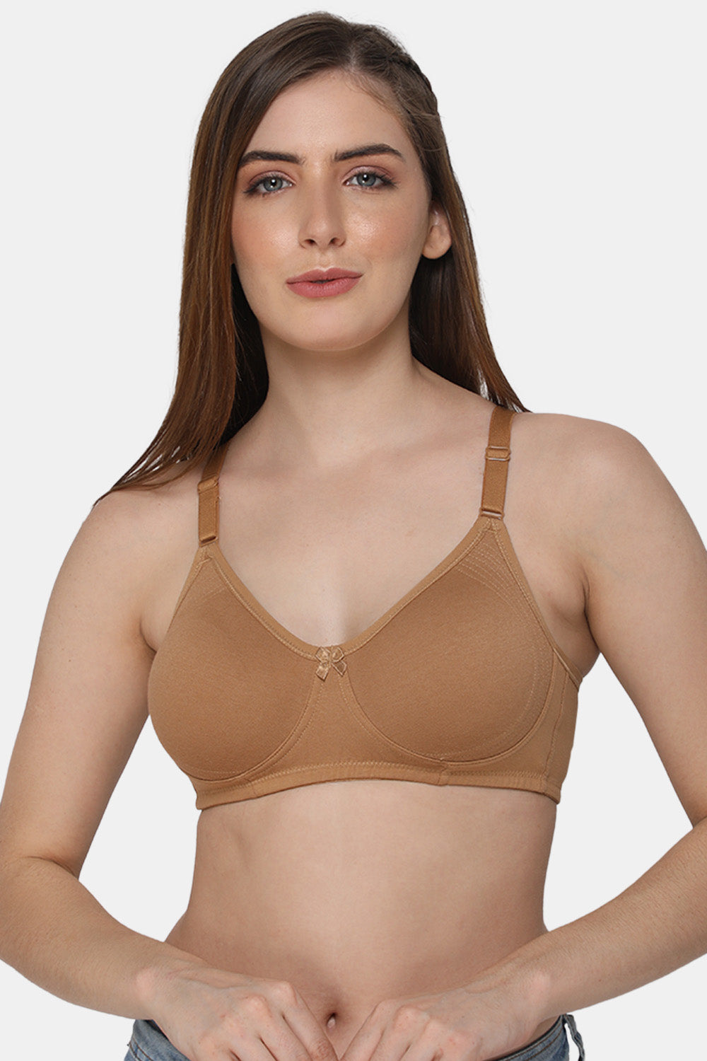 Everyday Full Coverage Non-Padded Intimacy T-Shirt Saree Bra- DEFC