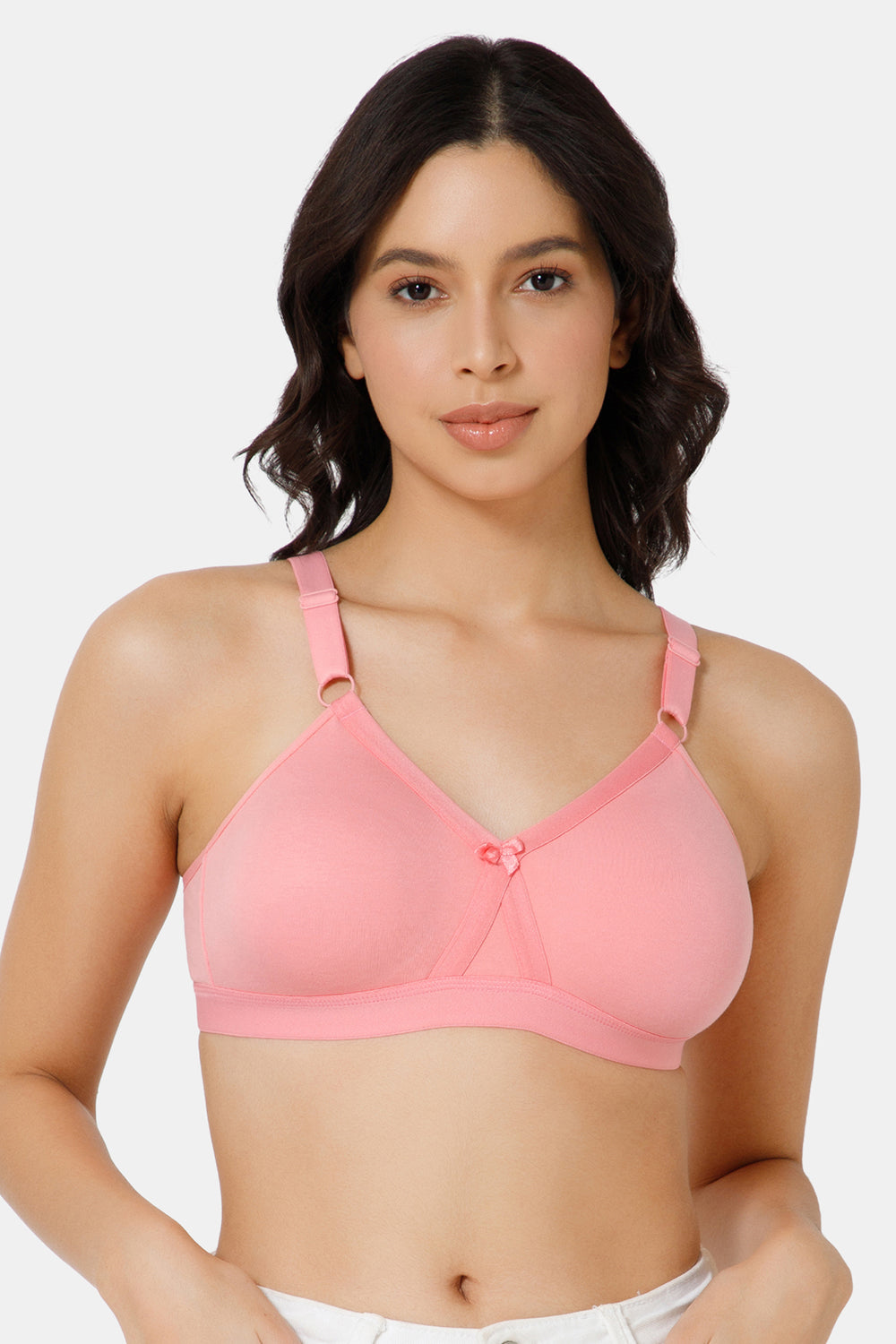 High Coverage Broad Strap Non-Wired Non-Padded All-Rounder Intimacy Everyday T-Shirt Bra - EC05