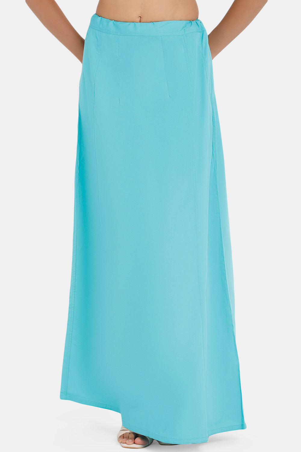 Premium 100% Cotton Saree Inskirt in Popular Colors | Naidu 6-Part Saree Hall Petticoat HC36 | Teals