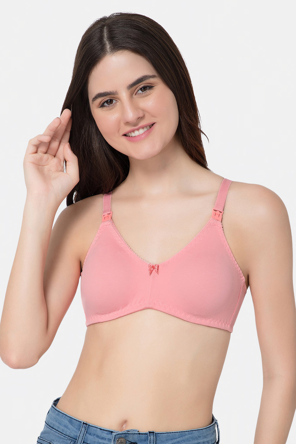 Medium Coverage Non-Wired Non-Padded Intimacy Feeding Bra - Nursing Bra - INT21