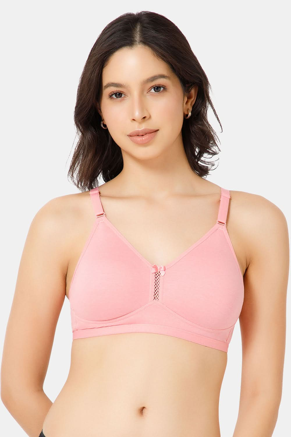 Naidu Hall Non-Padded Non-Wired Everyday T-Shirt Bra - Light Pink