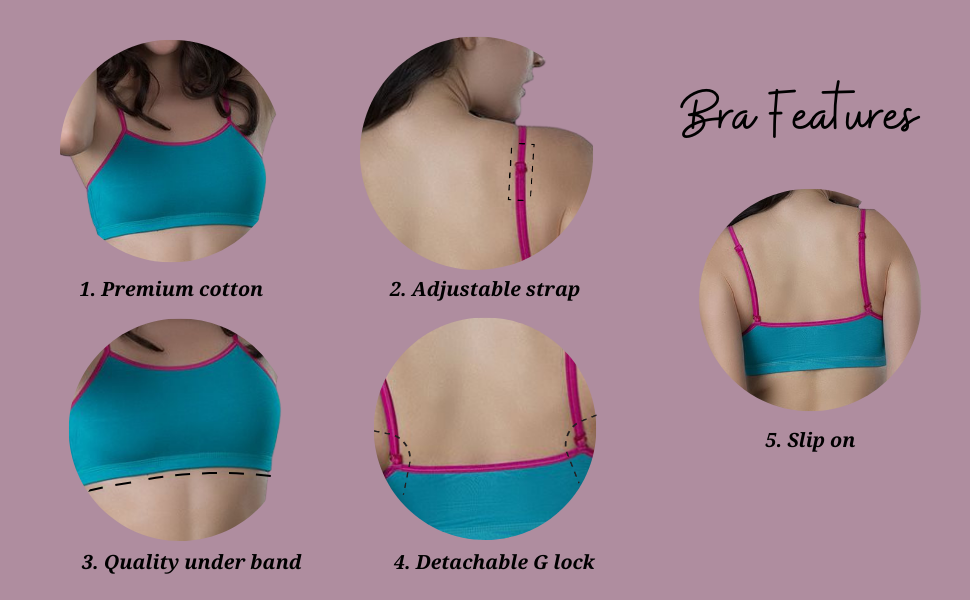 Buy NAIDU HALL Pack Of 3 Full Coverage Cotton Everyday Bras With All Day  Comfort - Bra for Women 24891432