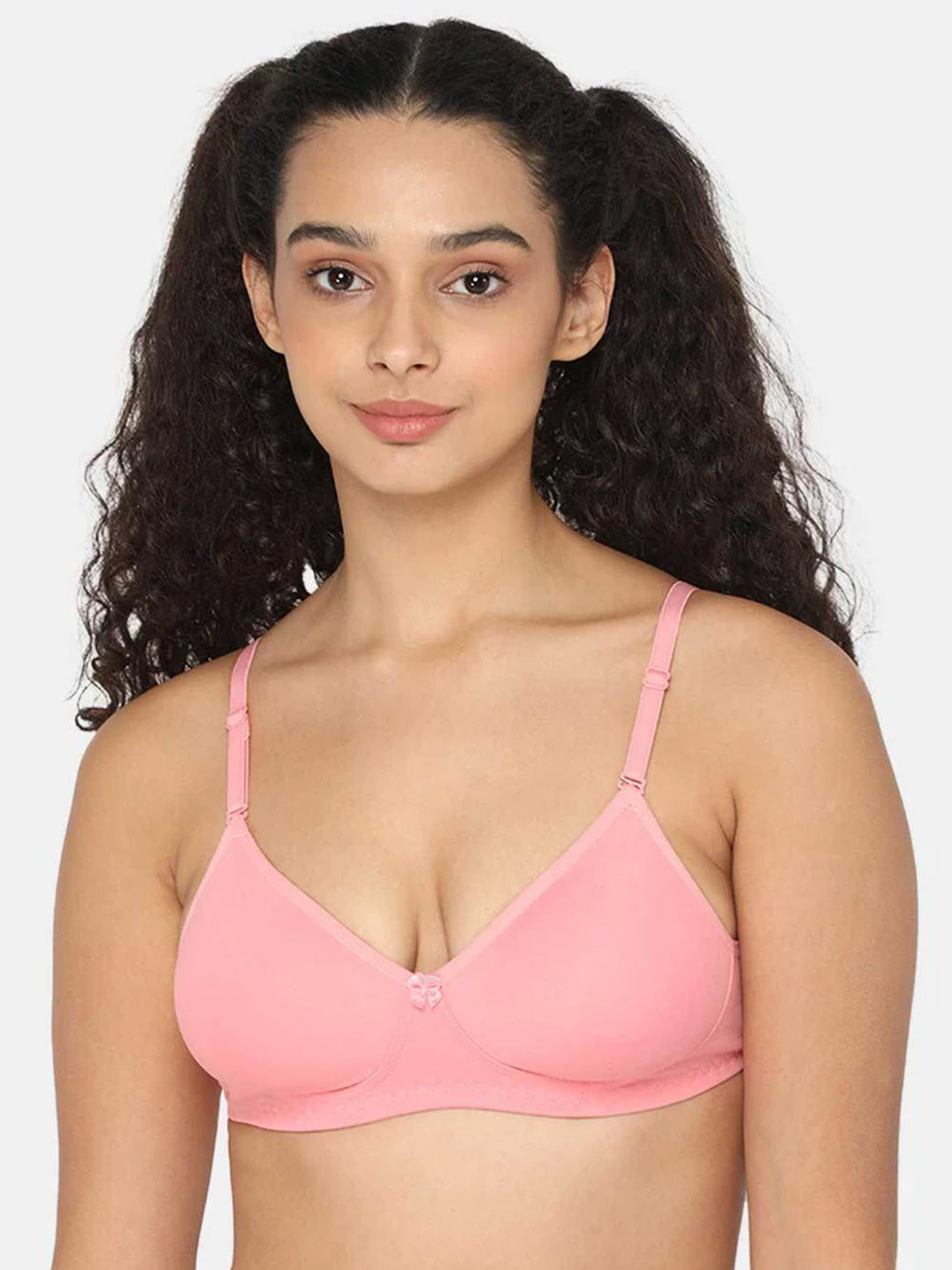 Fashionable Non-Wired Non-Padded Back Closure Intimacy Everyday T-Shirt Bra - Blue Shades - ES06