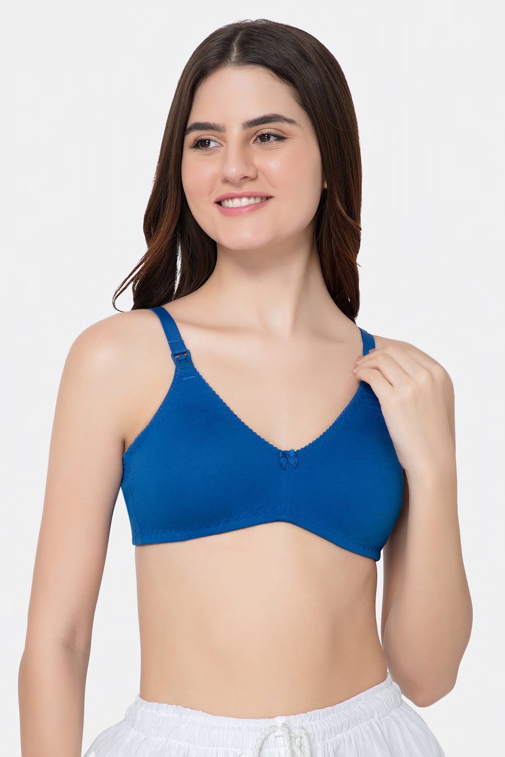 Medium Coverage Non-Wired Non-Padded Intimacy Feeding Bra - Nursing Bra - INT21