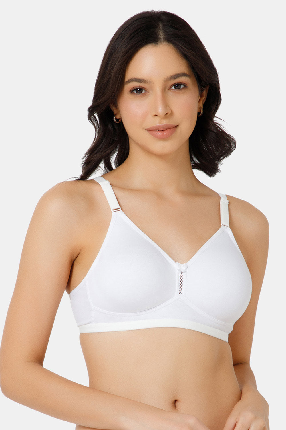 Naidu Hall Non-Padded Non-Wired Everyday T-Shirt Bra -White