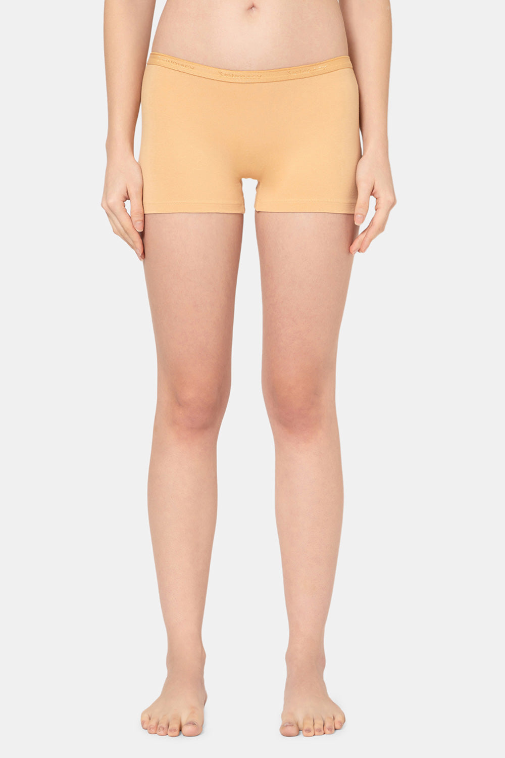 Intimacy Women’s Cotton Mini Shorts – Low Waist, Stretchable & Sweat-Absorbent - BS01