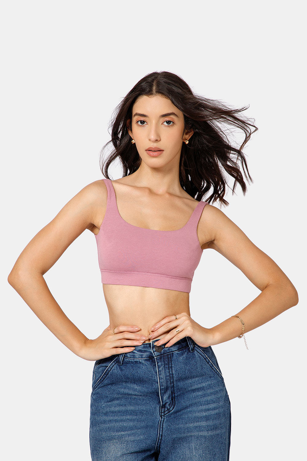 Intimacy Cotton Modal Non-Wired Non-Padded Bralette-GB01