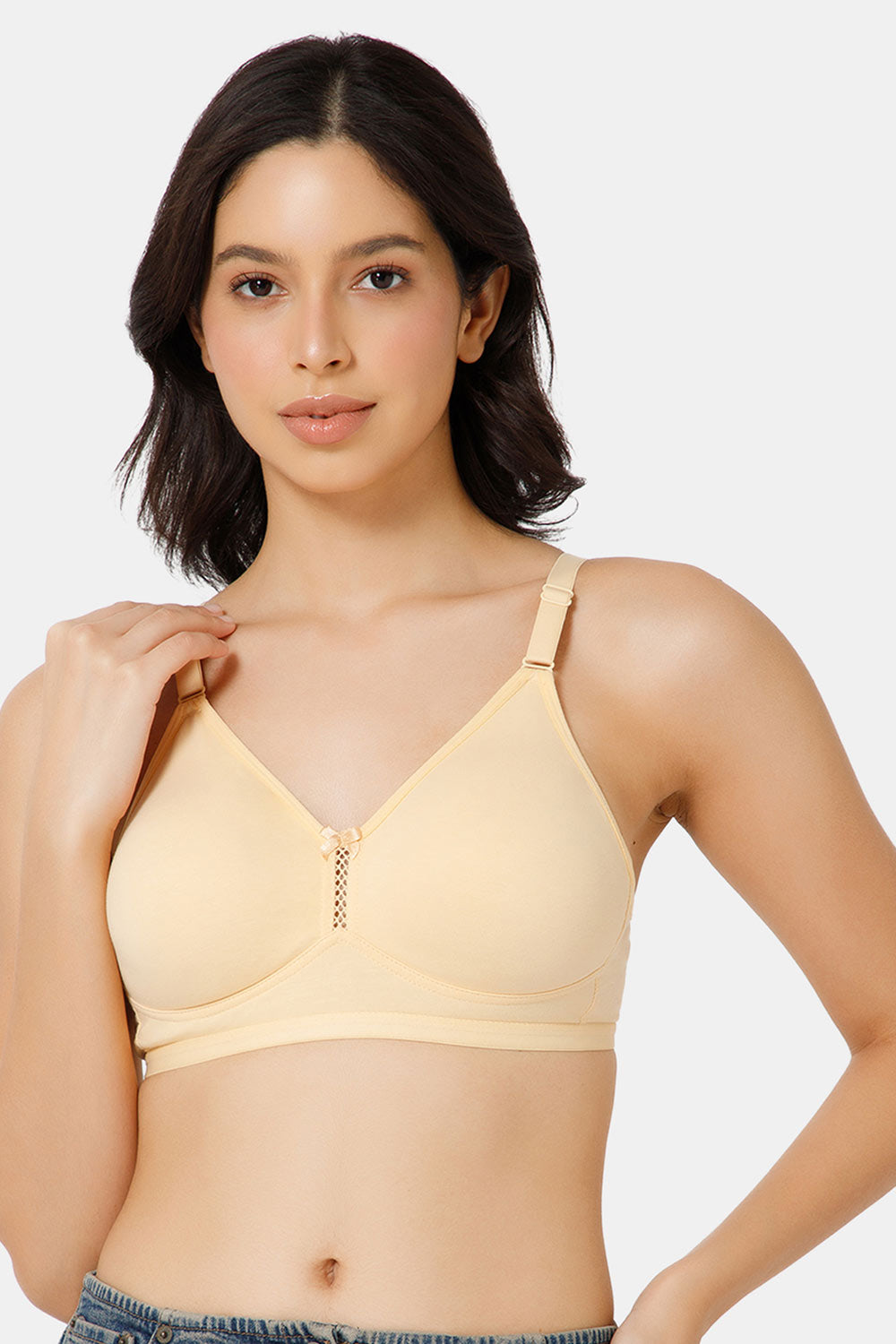 Naidu Hall Non-Padded Non-Wired Everyday T-Shirt Bra -Nude