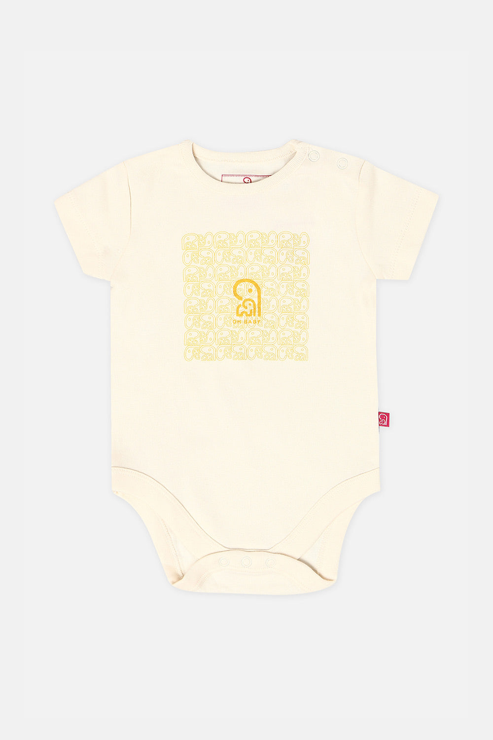 Oh Baby Onesies Shoulder Open White-Os05