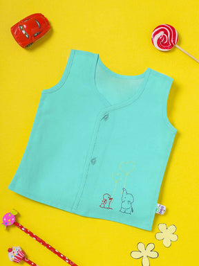 Oh Baby Plain Embroidery Front Open-Button Assorted - Pl21