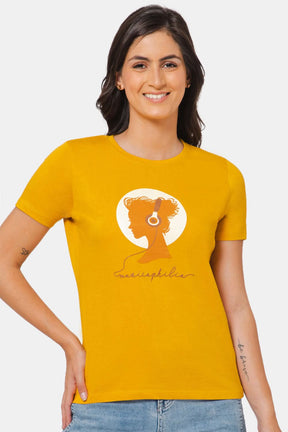 Jusperf Women T-shirt - MUSTARD YELLOW - SN11