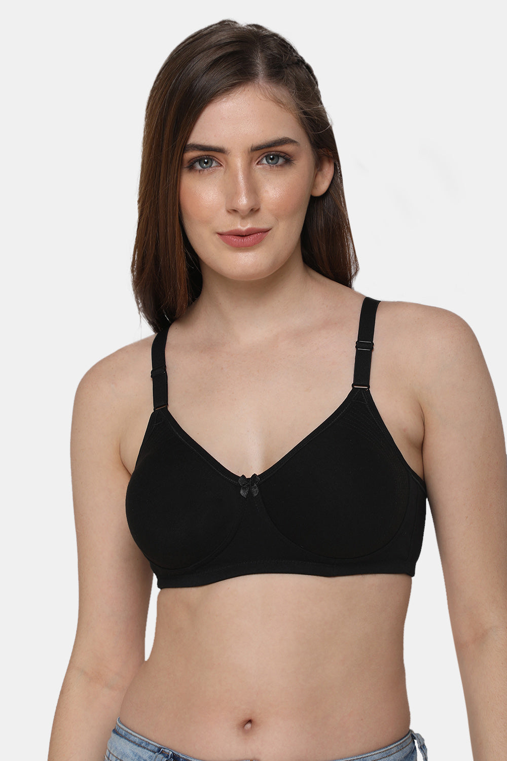 Everyday Full Coverage Non-Padded Intimacy T-Shirt Saree Bra- DEFC