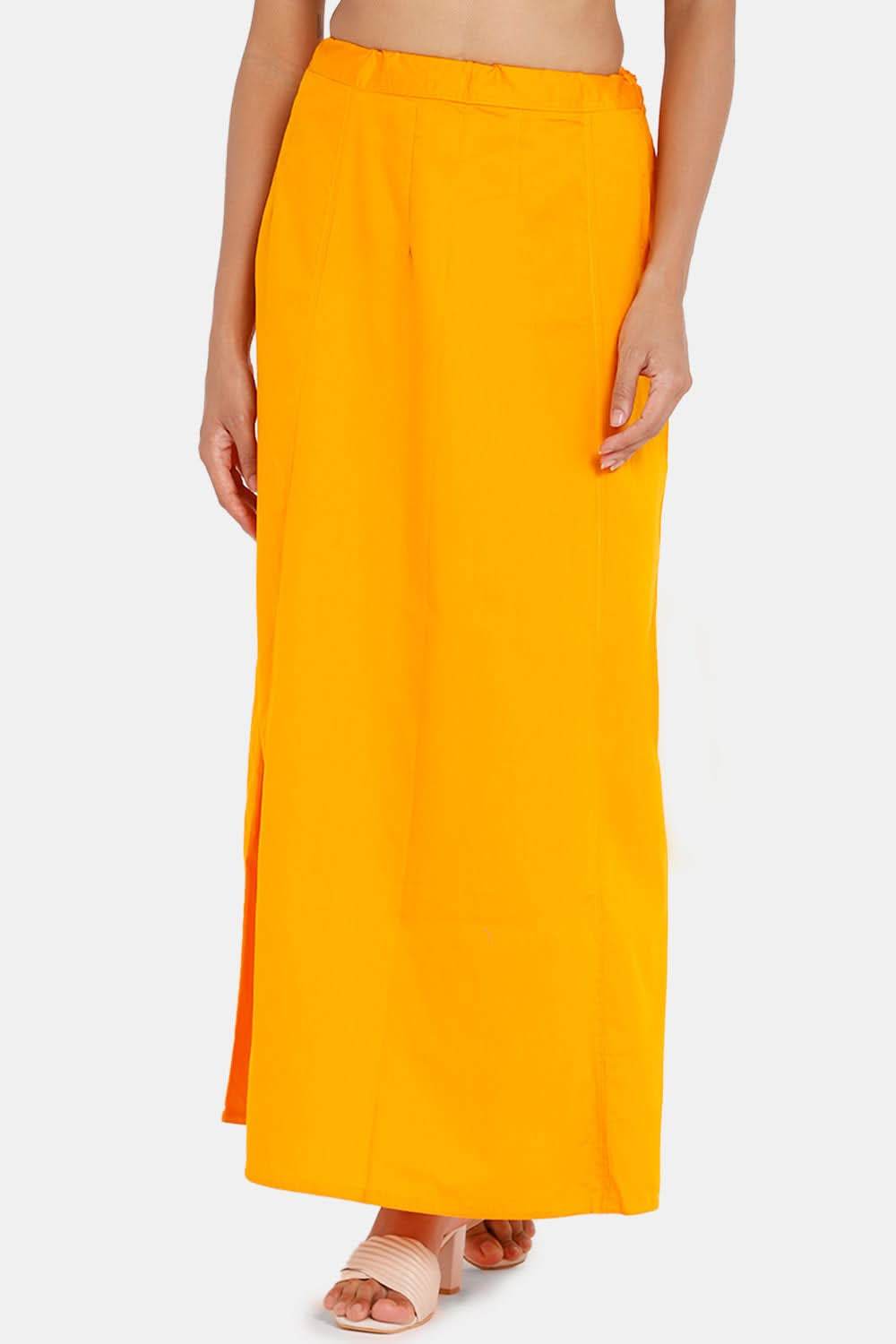 Premium 100% Cotton Saree Inskirt in Popular Colors | Naidu 7-Part Saree Hall Petticoat HC40 - Naidu Hall Family Store