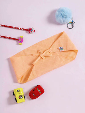 Oh Baby Plain Triangle Nappies Orange - Trpl