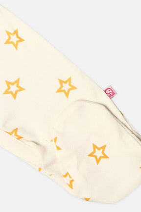Oh Baby Body Suit Front Open White - B201