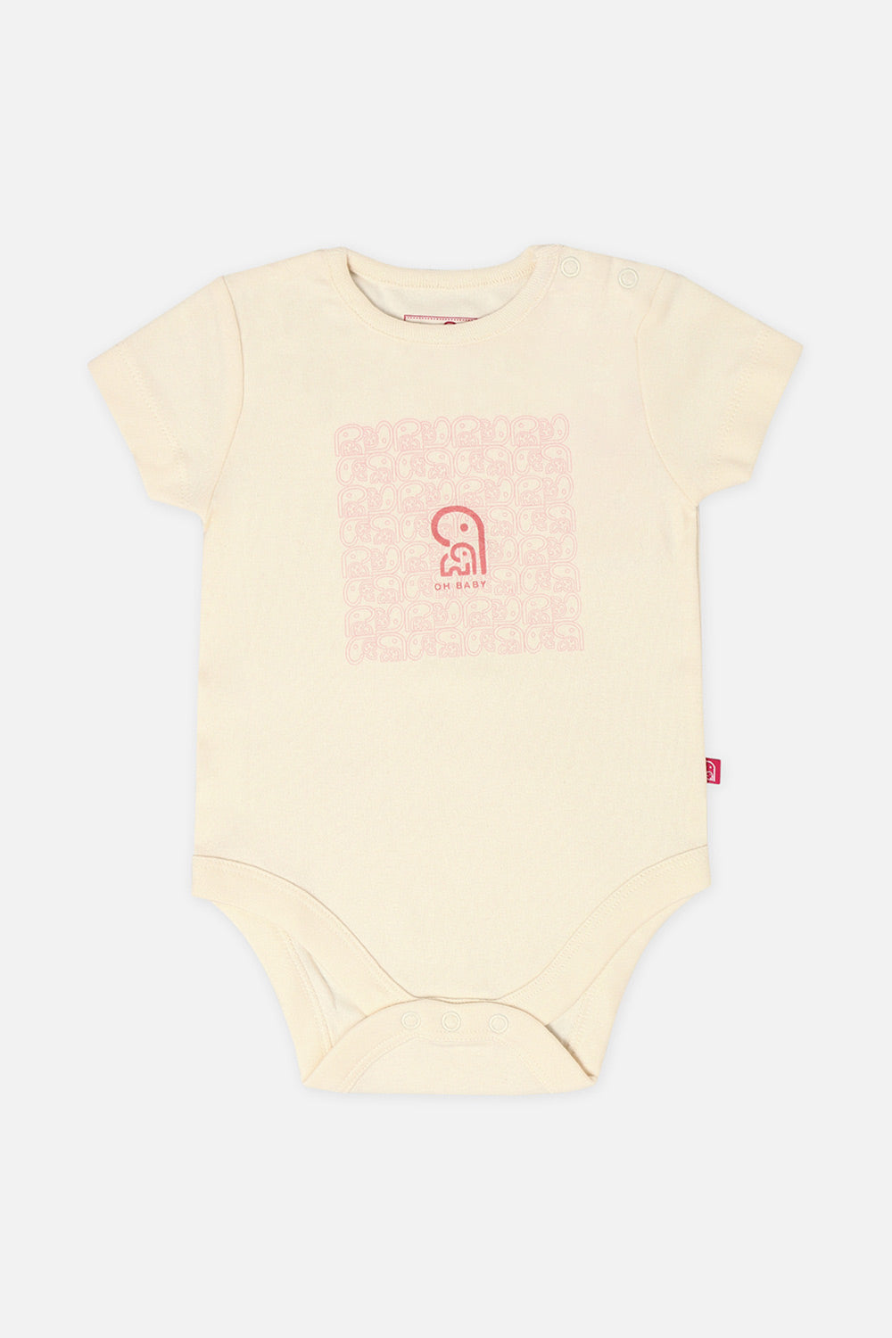 Oh Baby Onesies Shoulder Open White-Os04