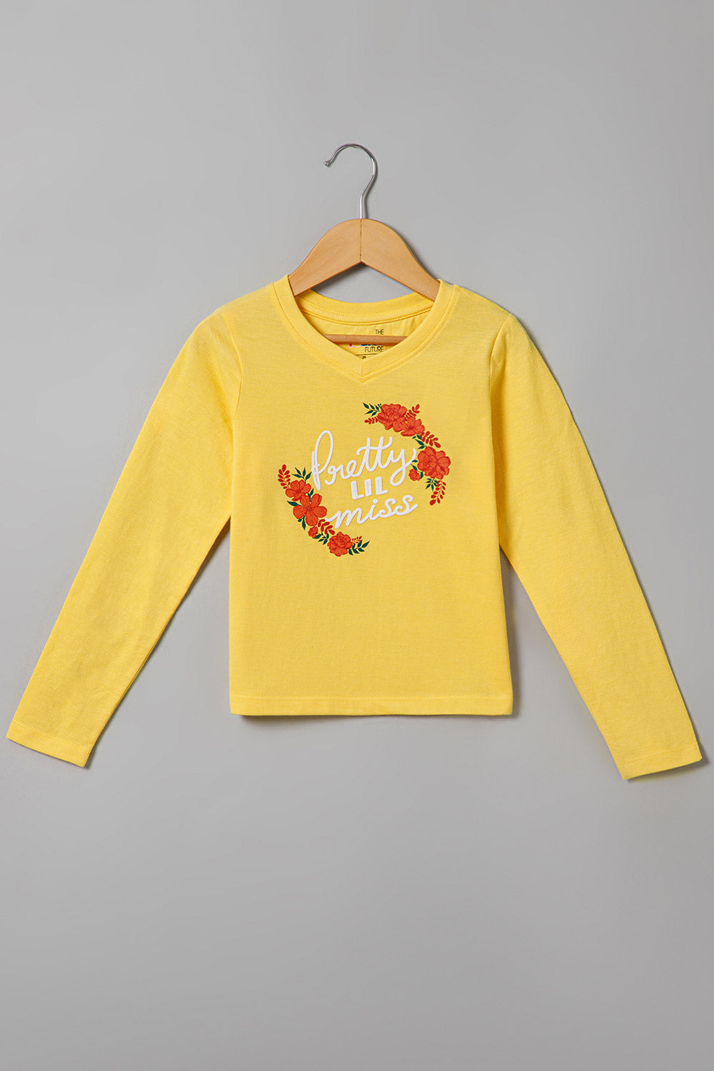 The Young Future Girls T-shirt - Yellow - GT24