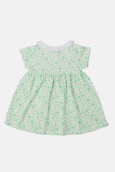Oh Baby Frock Knitted Front Open Green-Dr10