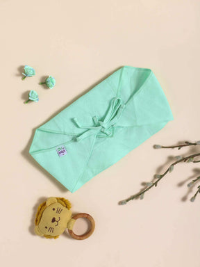 Oh Baby Plain Triangle Nappies Green - Trpl