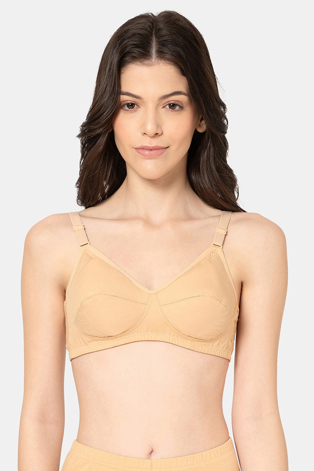 Naidu hall Cotton Bra for Women – Non-Wired Full Coverage Everyday Bra for Sarees  - ES2W