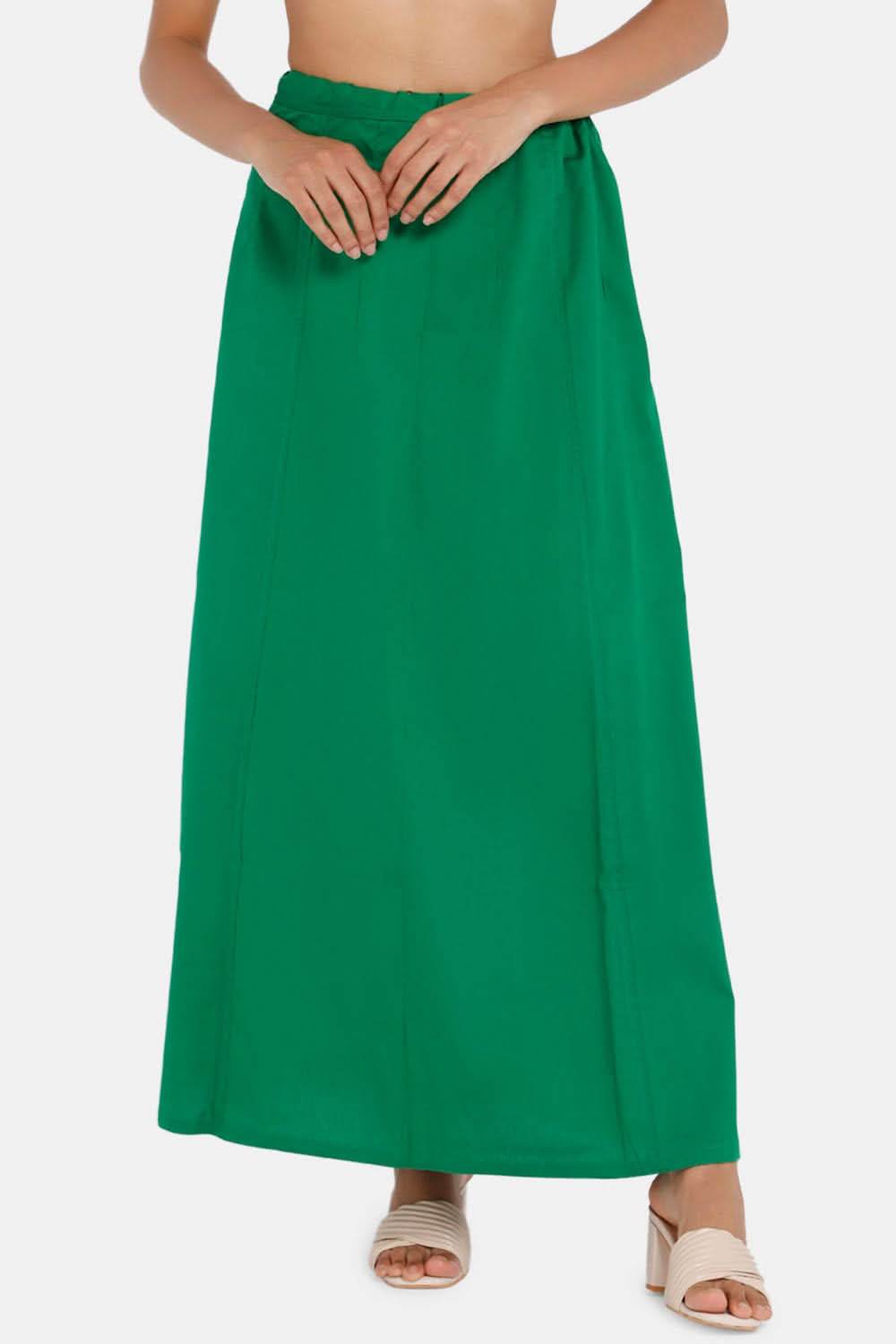 Premium 100% Cotton Saree Inskirt in Popular Colors | Naidu 7-Part Saree Hall Petticoat HC40 - Naidu Hall Family Store