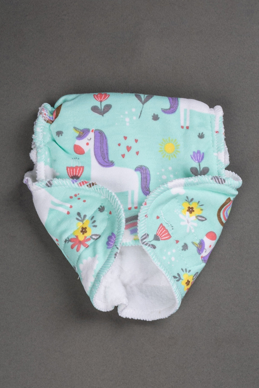 Oh Baby Cotton Interlock Knit Animal Print Nappy Pack Of - 2 - Lilac & Assorted - P205