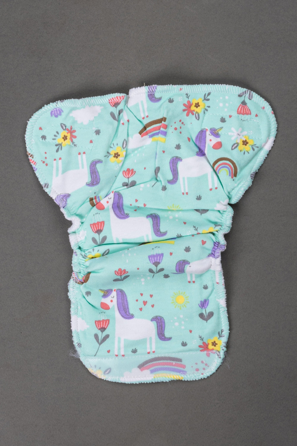 Oh Baby Cotton Interlock Knit Animal Print Nappy Pack Of - 2 - Lilac & Assorted - P205