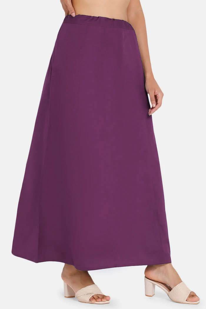 Premium 100% Cotton Saree Inskirt in Popular Colors | Naidu 7-Part Saree Hall Petticoat HC40 - Naidu Hall Family Store