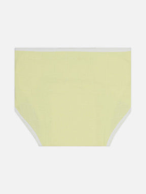 Oh Baby Plain Velcro Nappies Yellow - Ltpl