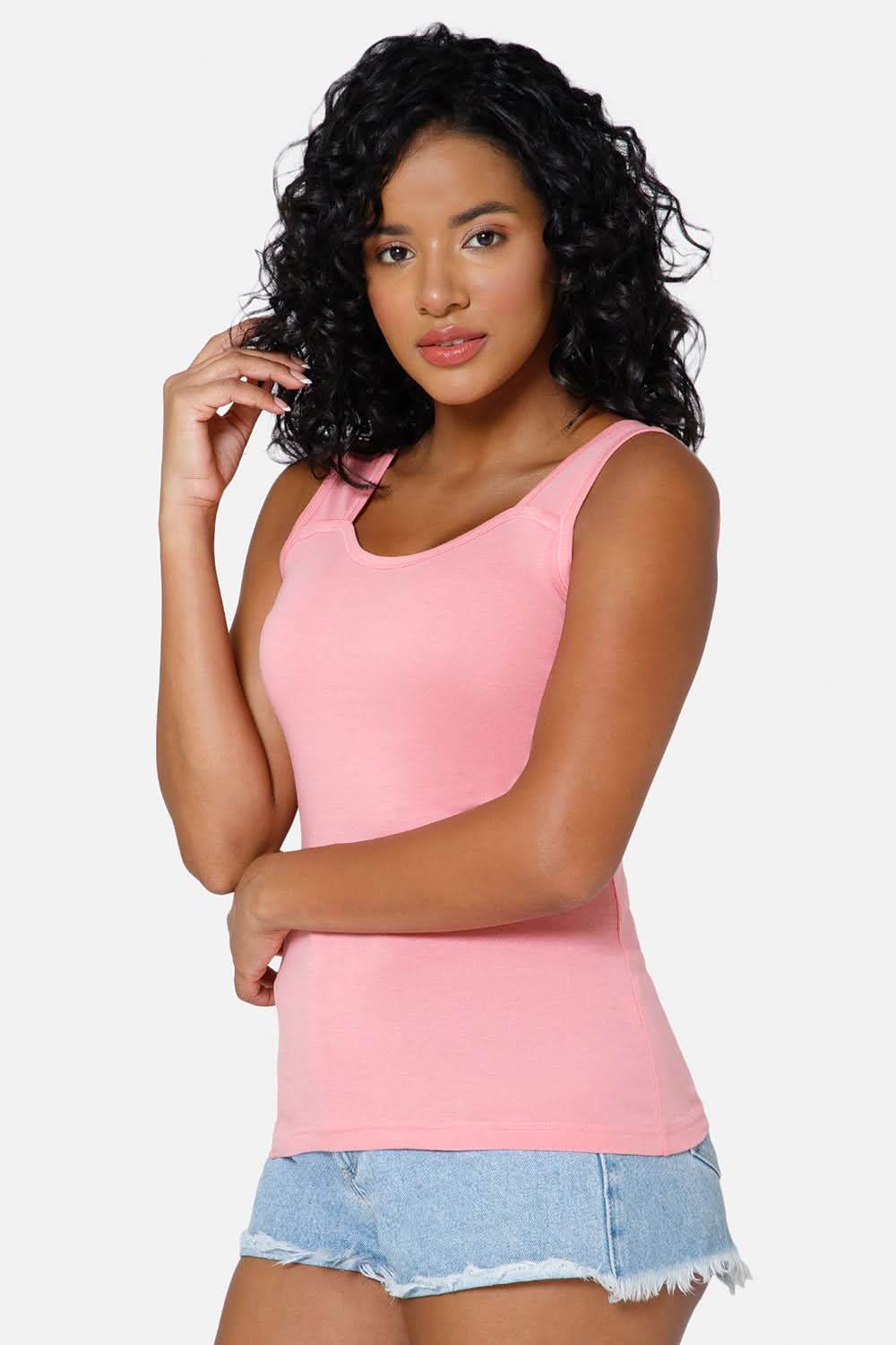 Intimacy Tank-Top IN07 - Pink - Naidu Hall Family Store