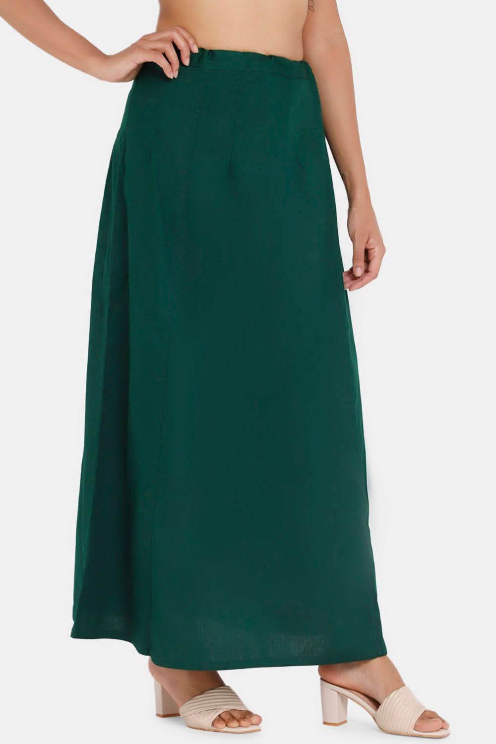 Premium 100% Cotton Saree Inskirt in Popular Colors | Naidu 7-Part Saree Hall Petticoat HC40 - Naidu Hall Family Store