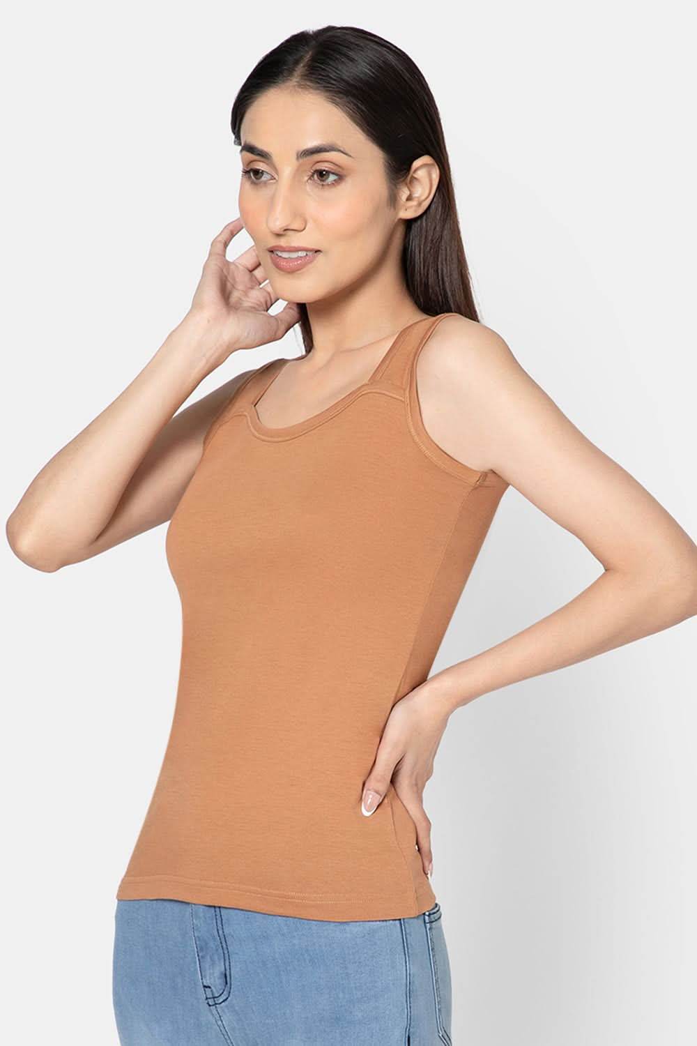 Full Coverage Sweat Absorbent Intimacy Cotton Tanktop - IN07 - Naidu Hall Family Store