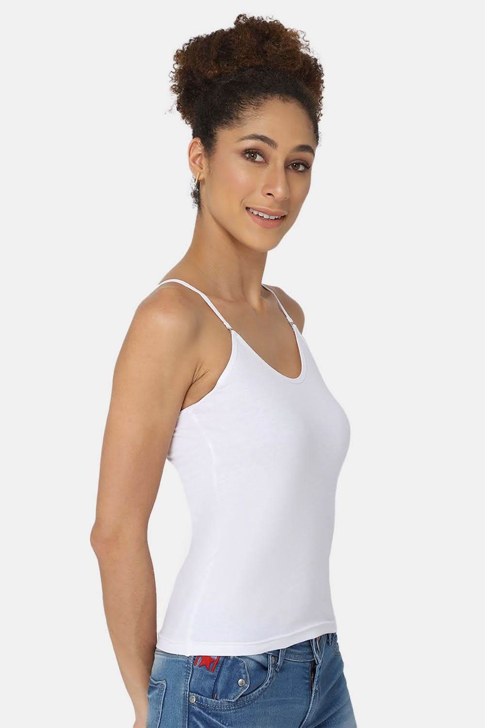 Intimacy Full Coverage Cotton Slip Camisole – IN15 | Non-Wired, Non-Padded & Ultra-Comfortable - Naidu Hall Family Store